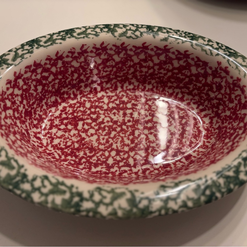 Henn Large Watermelon bowl. Perfect for summer entertaining.12” X 8 3/4” X 3”🍉